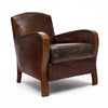 French Vintage Leather Club Chair