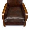 French Vintage Leather Club Chair