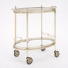Art Deco Period Silver Bar Cart