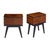 French Period Mid-Century Modern Side Tables