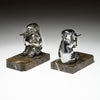 French Vintage Elephant Bookends
