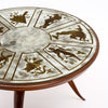 Art Deco French Astrology Side Table in the manner of Jean Dunand