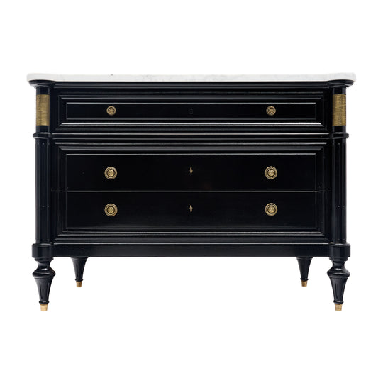 Louis XVI Ebonized Chest of Drawers