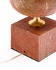 Vintage French Marble Table Lamp by Philippe Barbier