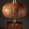 Vintage French Marble Table Lamp by Philippe Barbier