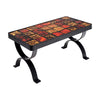 French Vallauris Tiled Coffee Table