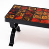 French Vallauris Tiled Coffee Table