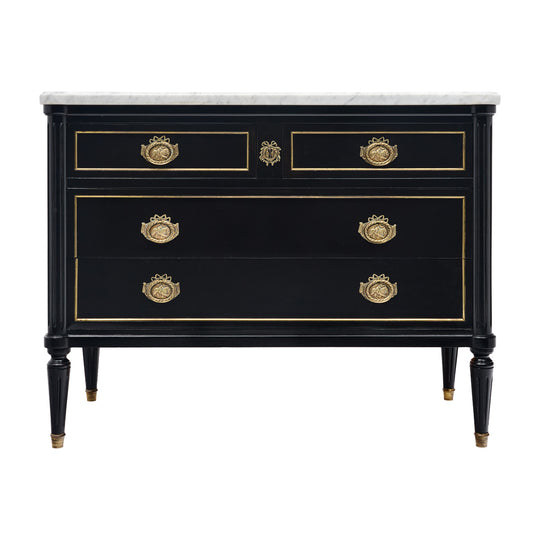 Ebonized Louis XVI Chest of Drawers