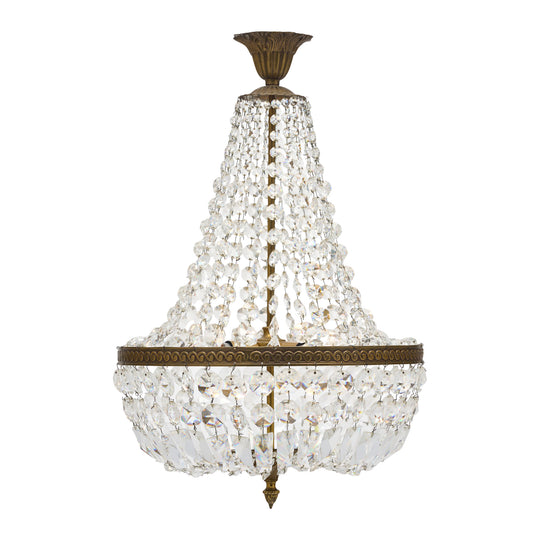 French Antique Crystal Pendant