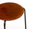 Period Mid-Century Modern French Stool in the manner of Jean Prouvé