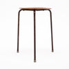 Period Mid-Century Modern French Stool in the manner of Jean Prouvé