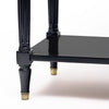 Louis XVI Console Table, Ebonized Mahogany, Marble, French, 1800
