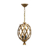 Pair of French Chandeliers, Art Deco Period, Ormolu, Gold Leaf, 1930