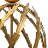 Pair of French Chandeliers, Art Deco Period, Ormolu, Gold Leaf, 1930
