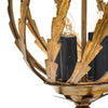 Pair of French Chandeliers, Art Deco Period, Ormolu, Gold Leaf, 1930
