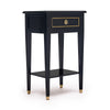French Side Tables, Directoire Style, Ebonized Mahogany, 19th Century