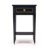 French Side Tables, Directoire Style, Ebonized Mahogany, 19th Century