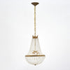 Elegant Crystal Empire Style Chandelier, French, Antique, 1930s