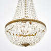 Elegant Crystal Empire Style Chandelier, French, Antique, 1930s