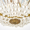Elegant Crystal Empire Style Chandelier, French, Antique, 1930s