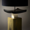 Sculptural, Ceramic Table Lamp, French, Vintage 1970s