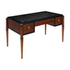 Art Deco Period Writing Desk, Mahogany, Leather, French, Vintage 1940s