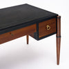Art Deco Period Writing Desk, Mahogany, Leather, French, Vintage 1940s
