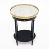 Oval, Louis XVI Style Side Table, Ebonized, French, 1920s