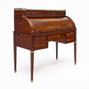 Louis XVI Style Cylinder Desk, Cuban Flamed Mahogany, 1920s