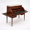 Louis XVI Style Cylinder Desk, Cuban Flamed Mahogany, 1920s
