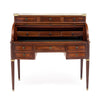 Louis XVI Style Cylinder Desk, Cuban Flamed Mahogany, 1920s