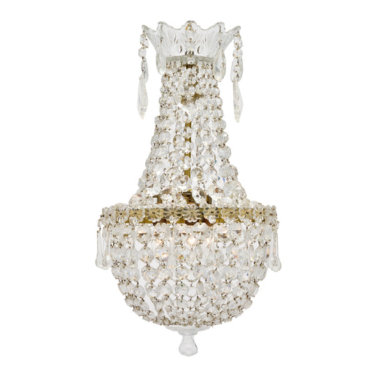 Classic French Crystal Chandelier, Antique, 1920s