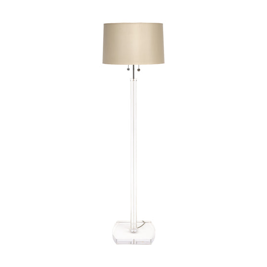 Lucite Floor Lamp, Modern Style, Vintage French 1980s