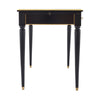 Elegant Louis XVI Style Writing Desk, Antique French, Ebonized, 1920s