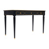 Elegant Louis XVI Style Writing Desk, Antique French, Ebonized, 1920s