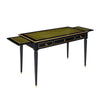 Elegant Louis XVI Style Writing Desk, Antique French, Ebonized, 1920s