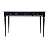 Elegant Louis XVI Style Writing Desk, Antique French, Ebonized, 1920s