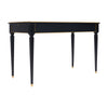 Elegant Louis XVI Style Writing Desk, Antique French, Ebonized, 1920s