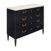 Classic Louis XVI Style Chest, Antique French, Ebonized, 1920s