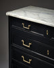 Classic Louis XVI Style Chest, Antique French, Ebonized, 1920s