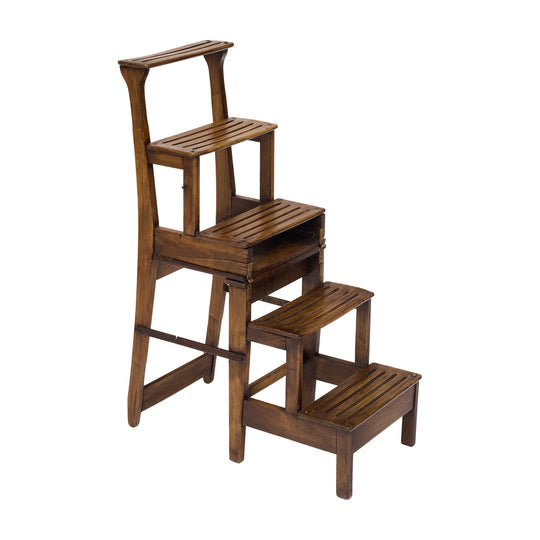 Antique, French Foldable Steps/Chair, Wooden