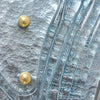 Layered Venetian Glass Sconces in Blue and Silver Leaf, Murano, Macchie