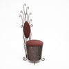 Whimsical, Vintage French Steel Vanity Chair, Circa 1950