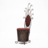 Whimsical, Vintage French Steel Vanity Chair, Circa 1950