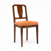 Pair of Walnut Dining Chairs, Vintage, French