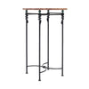 Vintage French Side Table, Iron and Marble