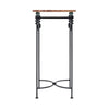 Vintage French Side Table, Iron and Marble