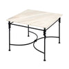 Vintage French Coffee Table, Iron and Marble