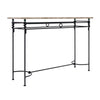 Vintage French Console Table, Iron and Marble