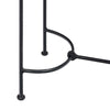 Vintage French Console Table, Iron and Marble